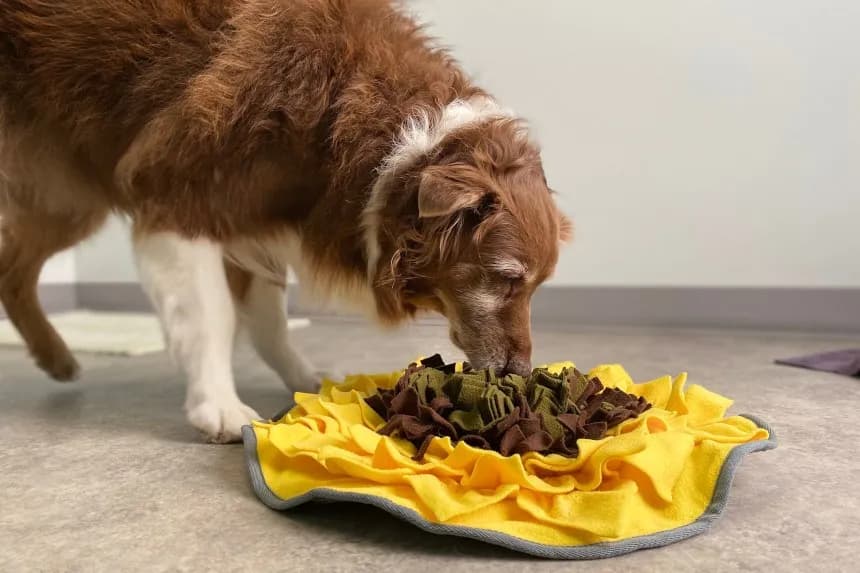 Jak zrobić matę węchową dla psa, by zapewnić mu świetną zabawę